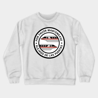 MonorailPorFavorRed Crewneck Sweatshirt